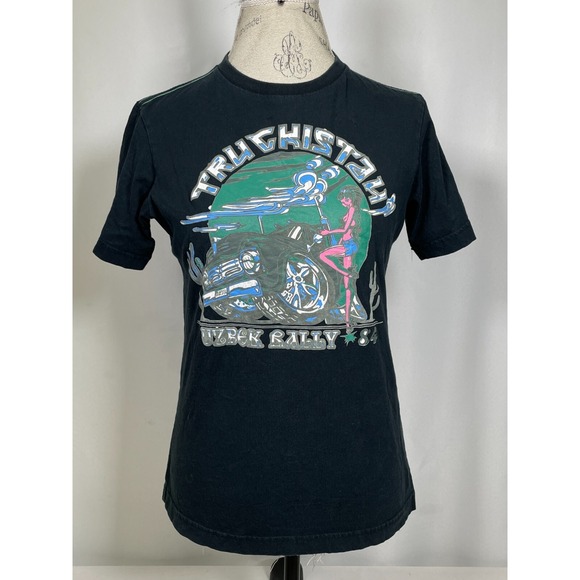 Diesel Tops - Diesel Truckistan Uzbek Rally 1984 Black Cotton T-Shirt Women's MEDIUM